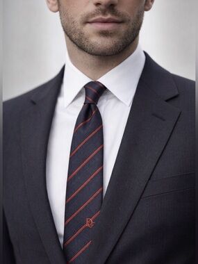 Vintage Christian Dior Tie – 1970s Monsieur Collection (Rare & Discontinued)